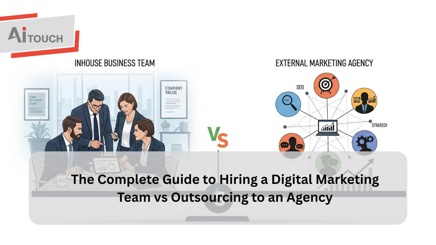 The Complete Guide to Hiring a Digital Marketing Team vs Outsourcing to an Agency The Complete Guide to Hiring a Digital Marketing Team vs Outsourcing to an Agency